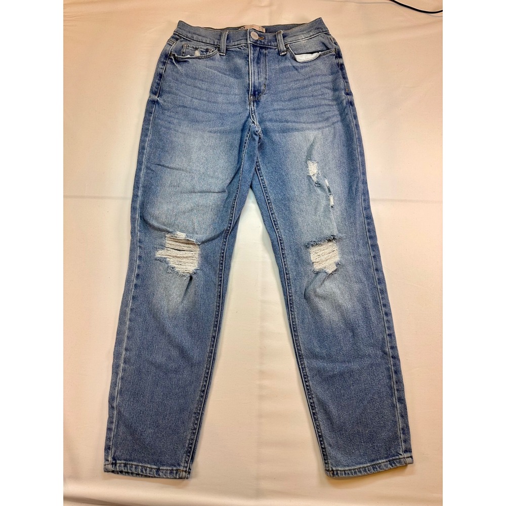 SO Goods For Life Low Rise‎ Boyfriend Distressed Jeans Medium Wash Size 3/26W